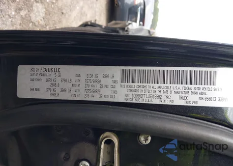 2018 Ram 1500 Express 4X2 6'4 Box из США, поврежденный, VIN 1C6RR6FT1JS315582